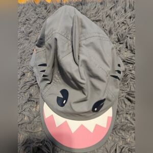 Gray Shark Kids Beach Cap